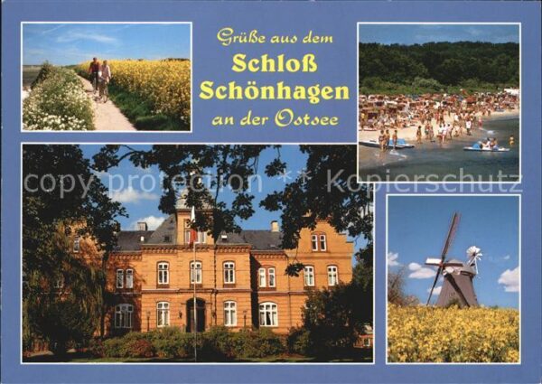 Schoenhagen Brodersby Schloss Mühle Strand