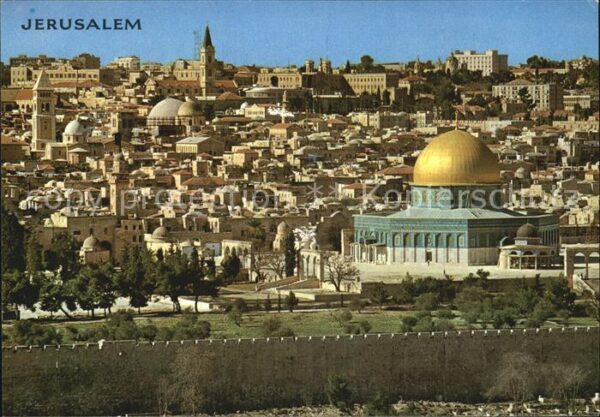 Jerusalem Yerushalayim Blick vom Oelberg aus