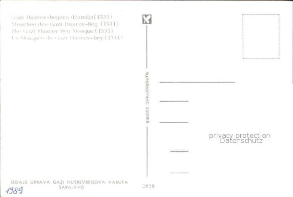 Sarajevo Gazi Husrev begova dzamija – Bild 2