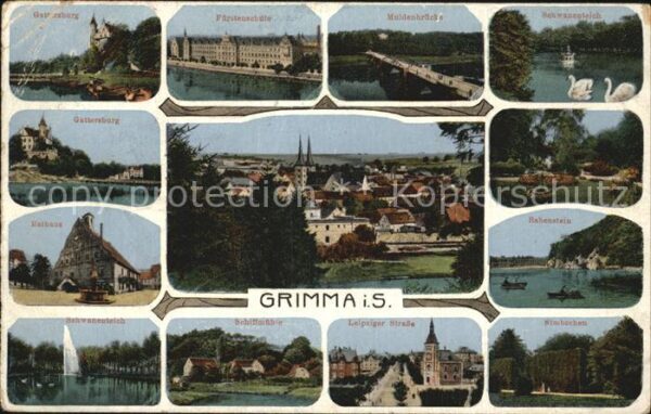 Grimma Gattersburg Fürstenschule Muldenbrücke