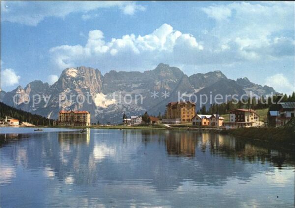 Lago di Misurina Panorama Dolomiten