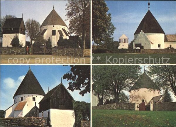 Bornholm Osterlars Rundkirke Ny Kirke Ols Kirke