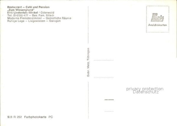 Winkel Odenwald Restaurant Cafe Pension Zum Wiesengrund – Bild 2