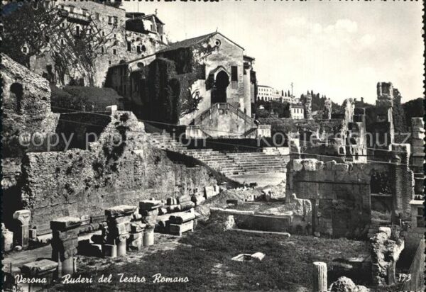 Verona Veneto Ruderi del Teatro Romano