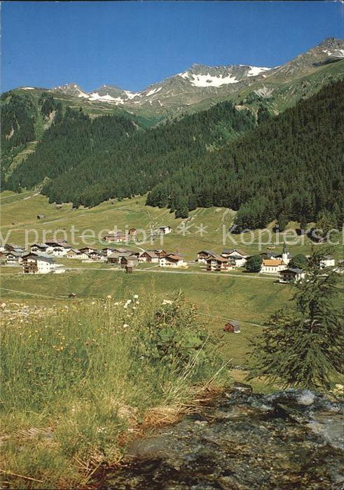 Mathon Tirol Panorama Paznauntal