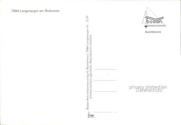 Langenargen Bodensee Teilansichten Promenade Fährschiffe – Bild 2