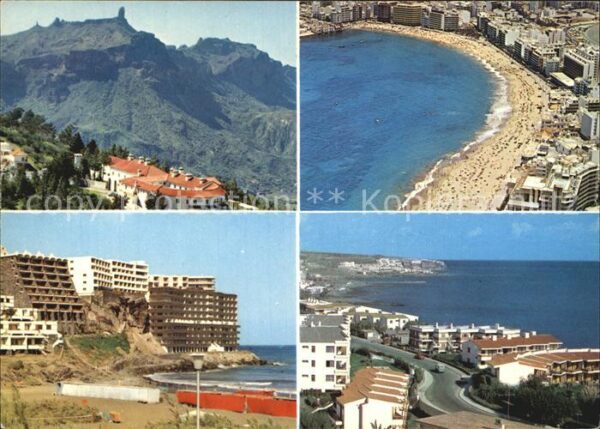 Gran Canaria Parador de Tejeda Vista aerea Play y Pu