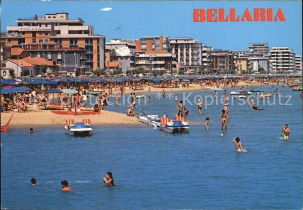 Bellaria Alberghi visti dal mare