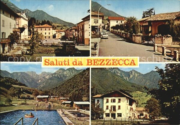 Bezzecca Dorfmotive Schwimmbad