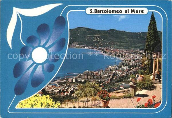 San Bartolomeo al Mare Panorama da levante con Diano Marina