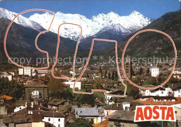 Aosta Valle d Aosta Panorama