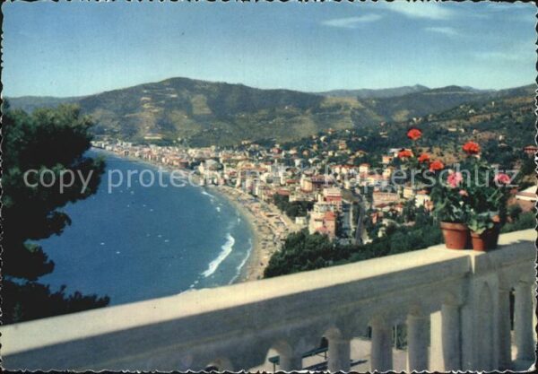 ALASSIO Savona Liguria IT Riviera dei Fiori Panorama da Santa