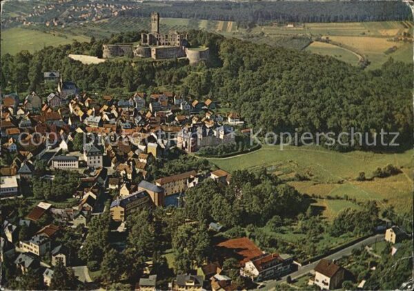 Koenigstein Taunus Schloss Fliegeraufnahme