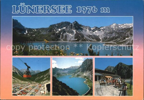 Luenersee Vorarlberg Panorama Seilbahn Total