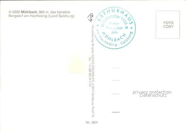 Muehlbach Hochkoenig Panorama – Bild 2