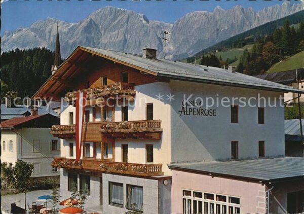 Muehlbach Hochkoenig Gasthof Alpenrose