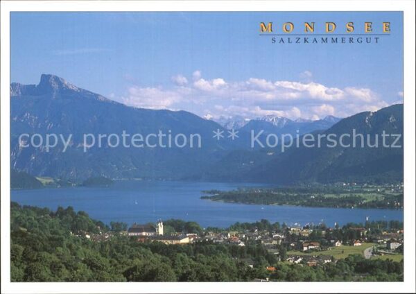 Mondsee Salzkammergut Panorama