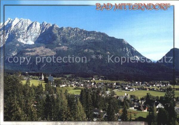 Bad Mitterndorf Panorama mit Grimming