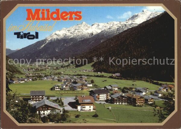 Milders mit Neustift Patscherkofel und Serles