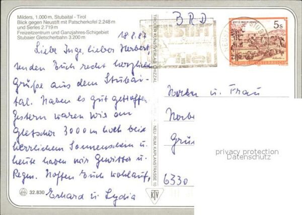 Milders mit Neustift Patscherkofel und Serles – Bild 2