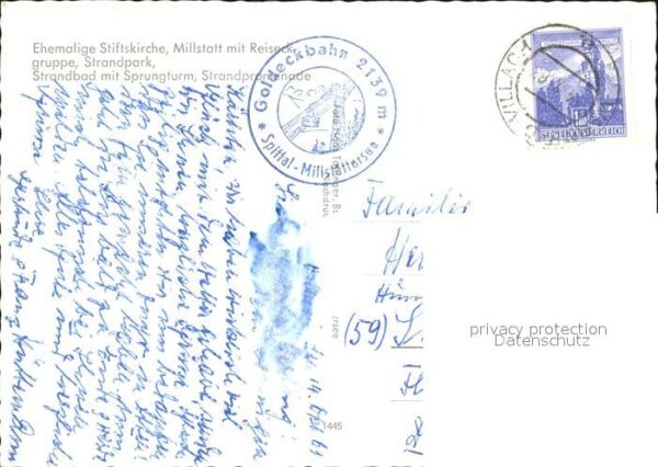 Millstatt Millstaettersee Ehem Stiftskirche Reiseckgruppe Stadtpa – Bild 2