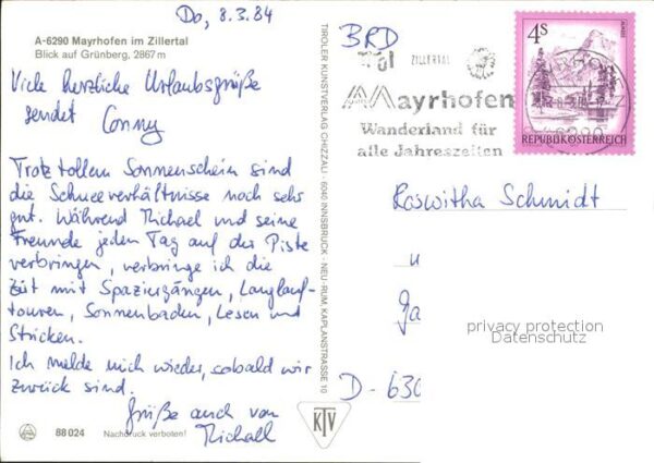 Mayrhofen Zillertal mit Grünberg – Bild 2