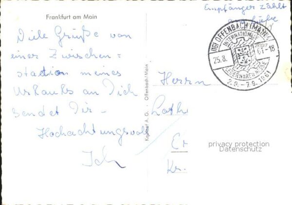 Frankfurt Main Teilansicht – Bild 2