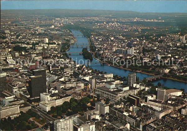 Frankfurt Main Fliegeraufnahme