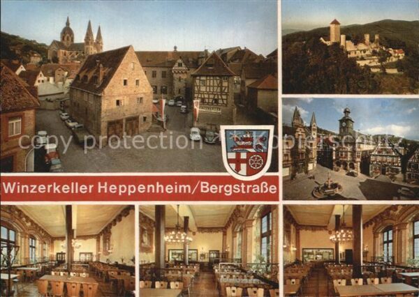 Heppenheim Bergstrasse Kirche Schloss Kurmainzer Amtshof Winze
