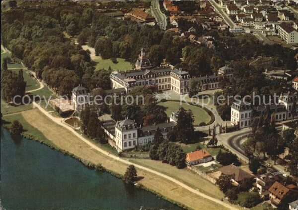 Hanau Main Schloss Philippsruhe Fliegeraufnahme