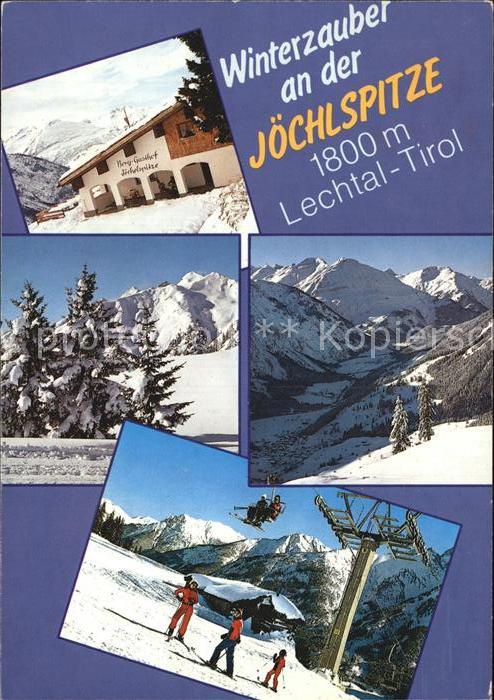 Lechtal Berggasthof Jöchlspitze Panorama Sessel