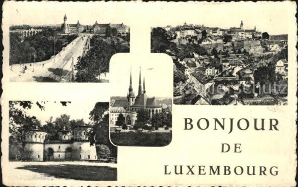LUXEMBOURG  Luxemburg Teilansichten der Stadt