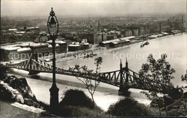 Budapest Dunai latkep a Szabadsag hiddal Donaubr