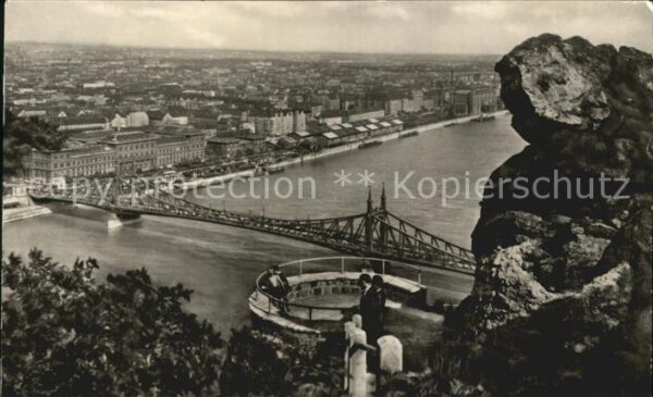 Budapest Latkep a Szabadsaghiddal Donau Brücke