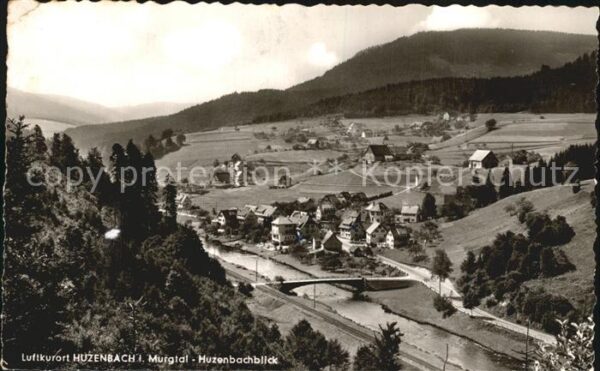 Huzenbach Panorama Luftkurort im Murgtal Schwarzw