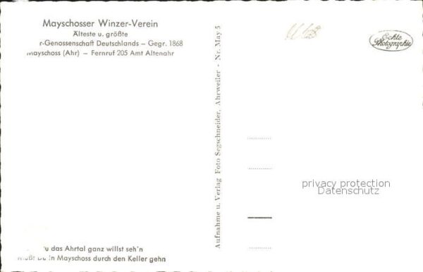Altenahr Mayschosser Winzerverein Weinkeller Wei – Bild 2