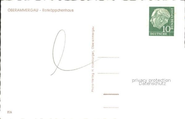 Oberammergau Rotkäppchenhaus Fassadenmalerei – Bild 2