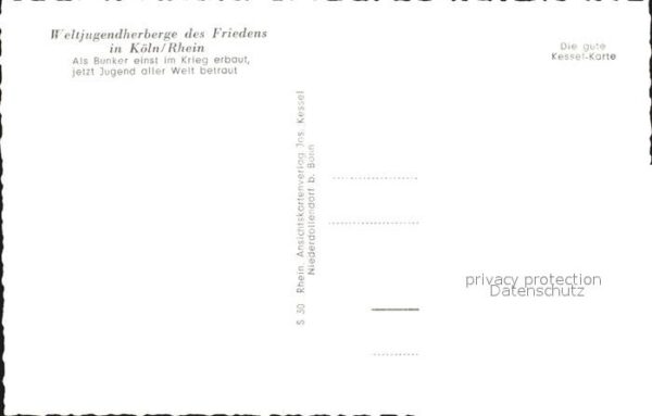 Koeln Rhein Weltjugendherberge des Friedens – Bild 2