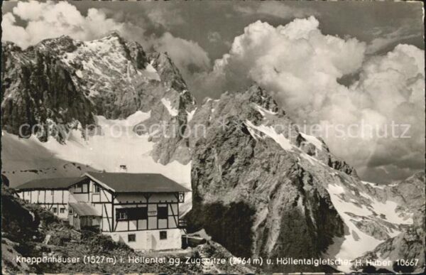 Garmisch-Partenkirchen Knappenhäuser im Höllental Zugspitze Hö