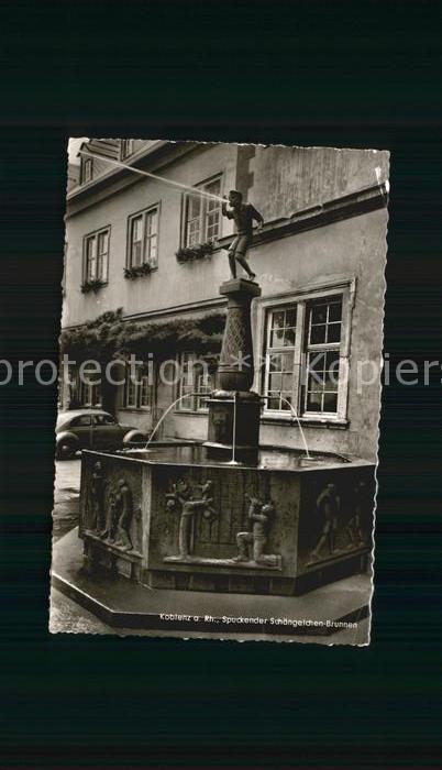 Koblenz Rhein Spuckender Schängelchen Brunnen