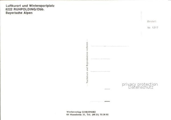Ruhpolding Luftkurort Wintersportplatz Bayerische – Bild 2