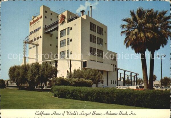 Van Nuys California Home of Worlds largest brewe