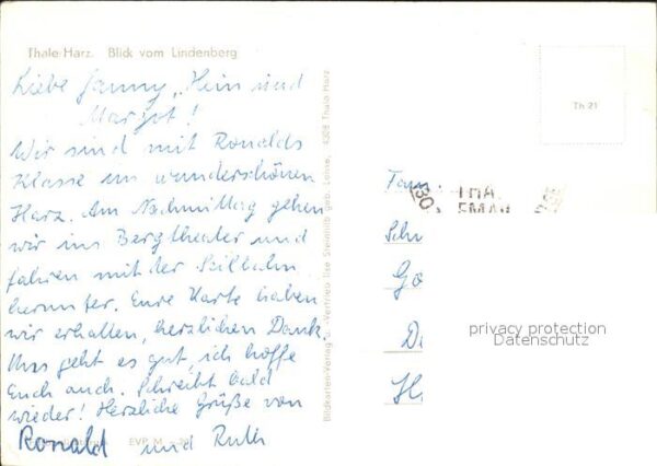 Thale Harz Blick vom Lindenberg – Bild 2