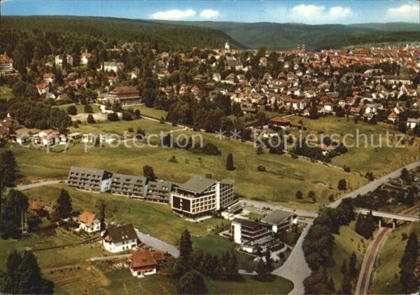Freudenstadt Höhenluftkurort Schwarzwald Fliegeraufn