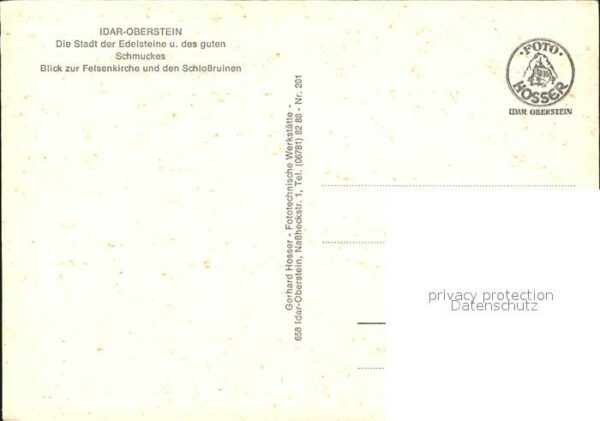 Idar-Oberstein Stadt der Edelsteine Schmuck Felsenkirc – Bild 2