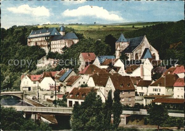 Schleiden Eifel Teilansicht Kirche Schloss