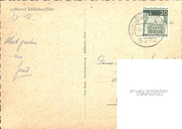 Schleiden Eifel Teilansicht Kirche Schloss – Bild 2