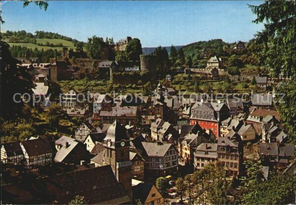 Monschau Panorama Altstadt