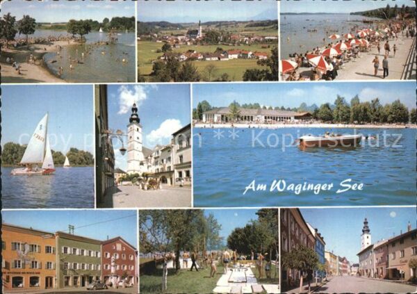 Waging See Panorama Strand Promenade Segeln Ortspa