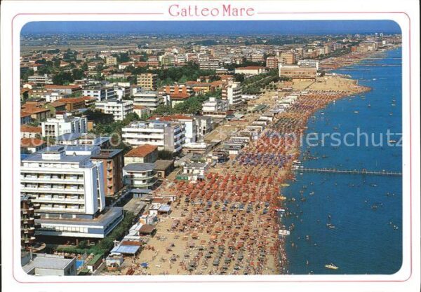Gatteo Mare Villamarina Spiaggia e alberghi veduta